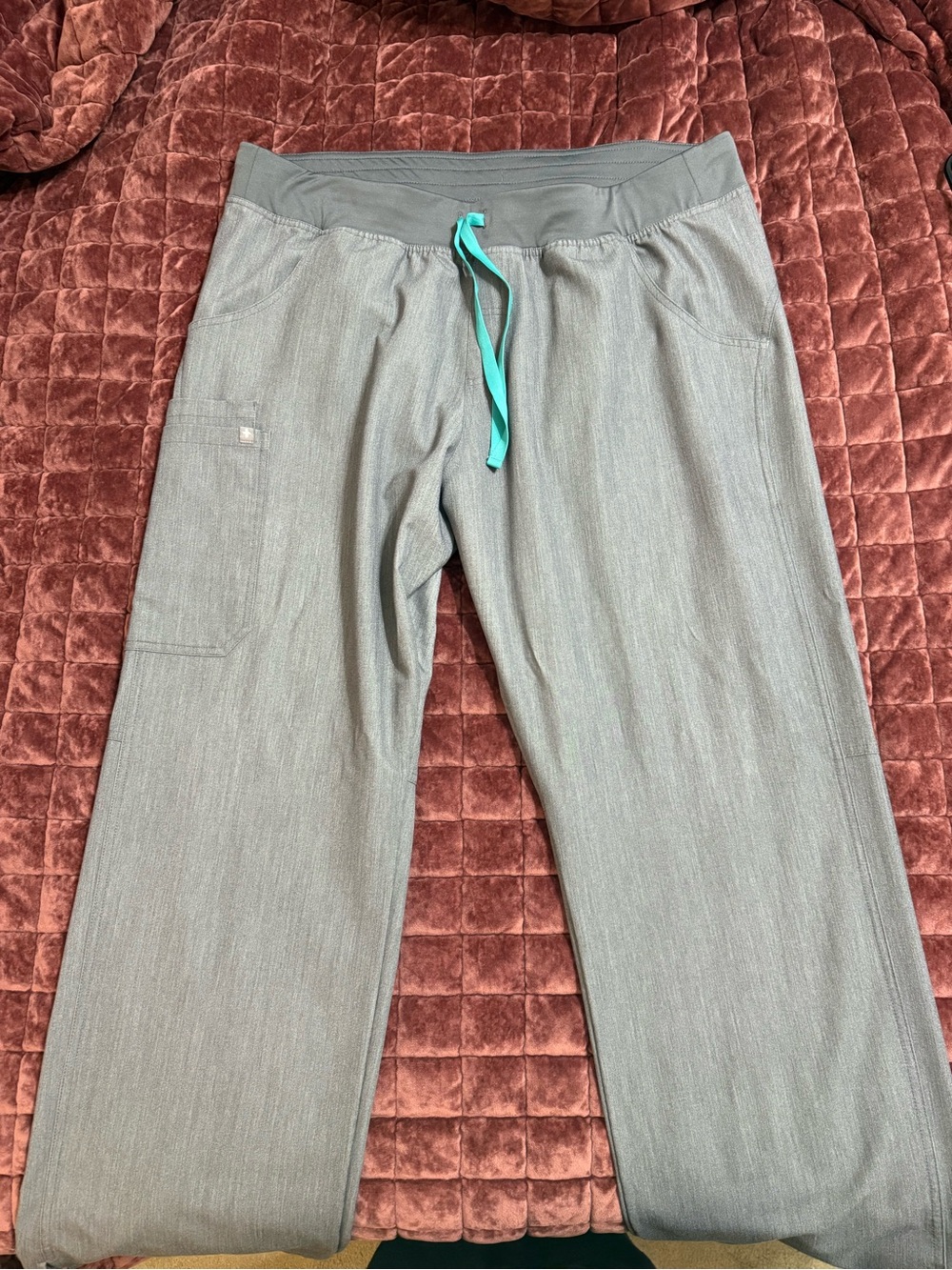 FIGS Graphite Kade Cargo Scrub Pants